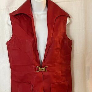 Vintage Tokki Tu Red vest - size 12